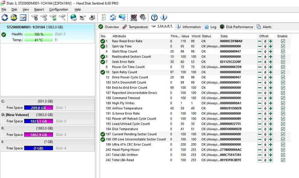 Hard disk Seagate Desktop HDD 2TB 7200RPM 64MB SATA-III - teste reale