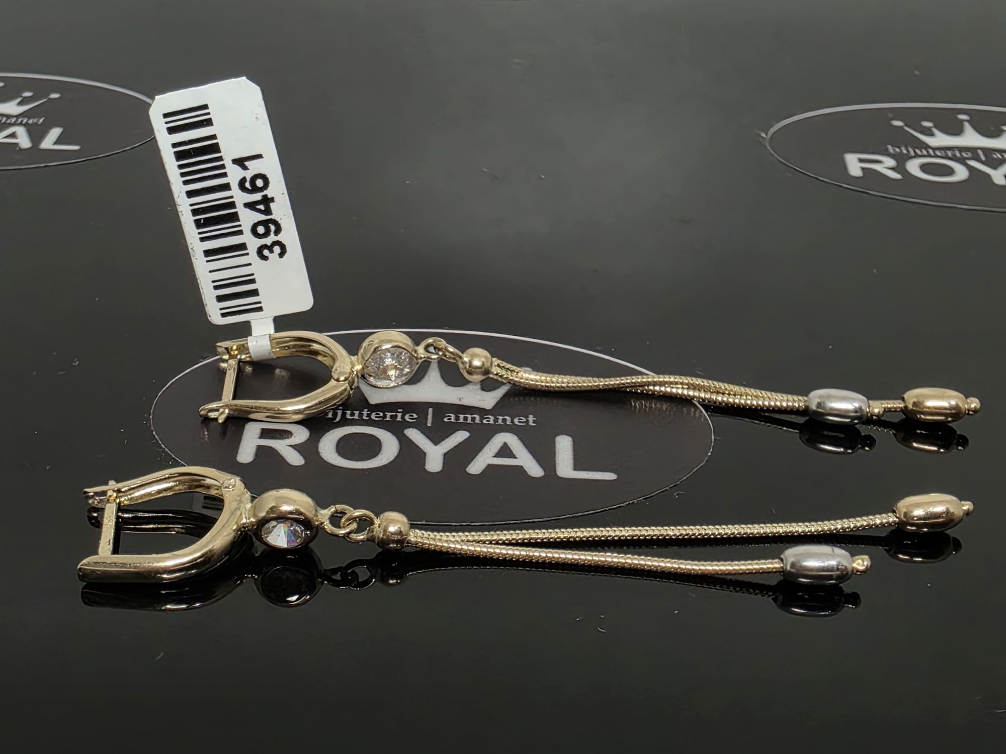 Bijuteria Royal: Cercei aur 14k/3.53 gr