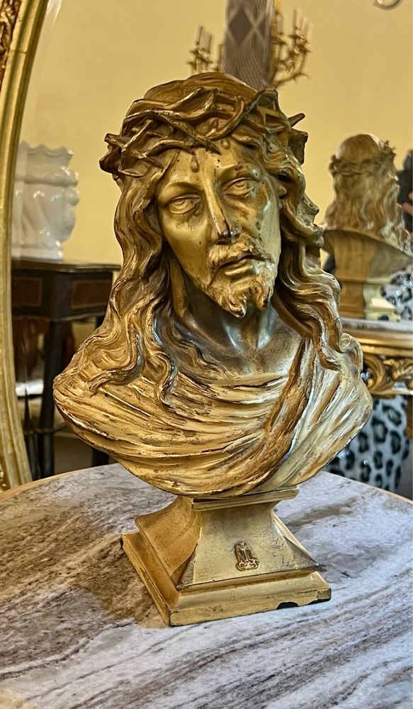 Sculptură veche “ Iisus “ *** vintage / antic / vechi / retro ***