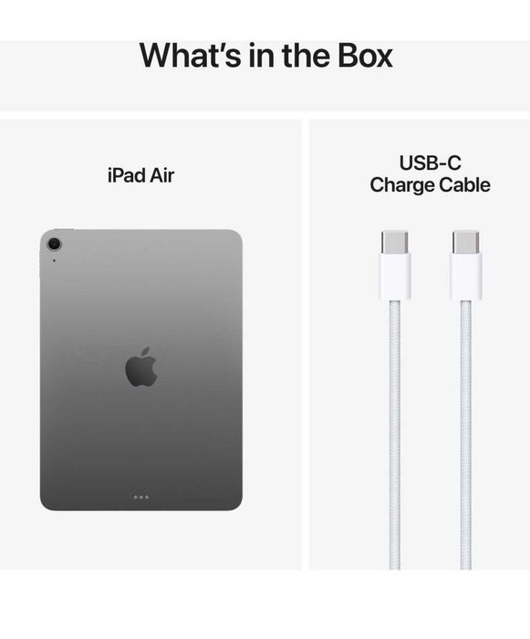 iPad Air 11", M3 (2025), 256GB, Wi-Fi, Space Grey, nou