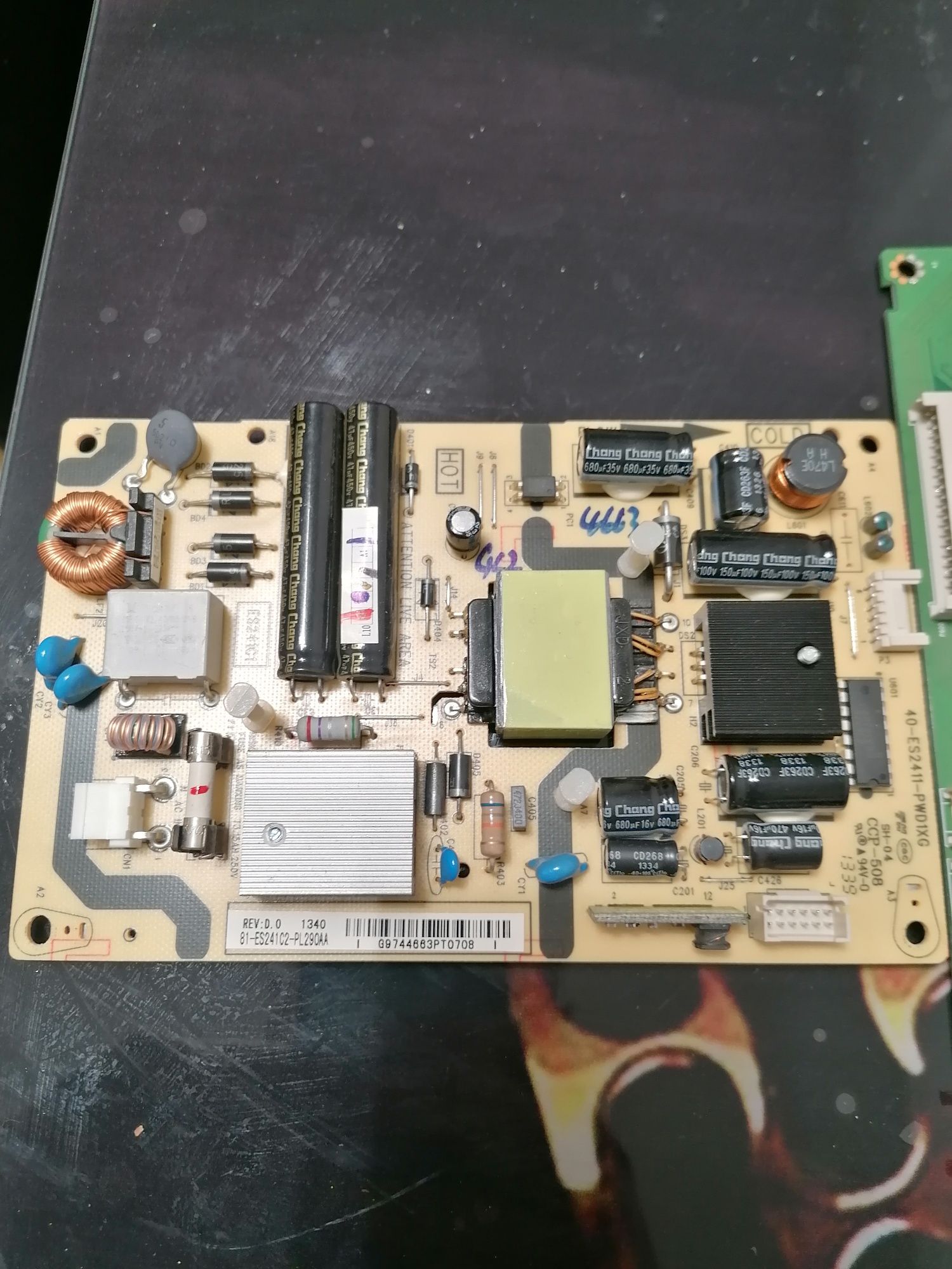 Placa de baza sursa televizor TCL MT31L si ES241C1