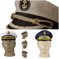 Моряшка капитанска морска шапка капитан юнга детска дамска мъжка