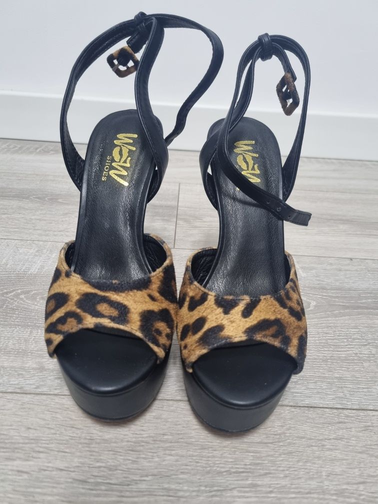 Sandale animal print