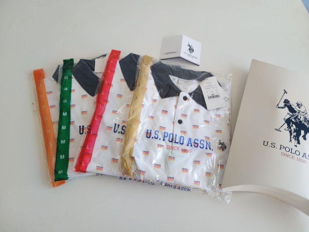 U.S. Polo Assn. S,M,L,XL Оригинални мъжки тениски