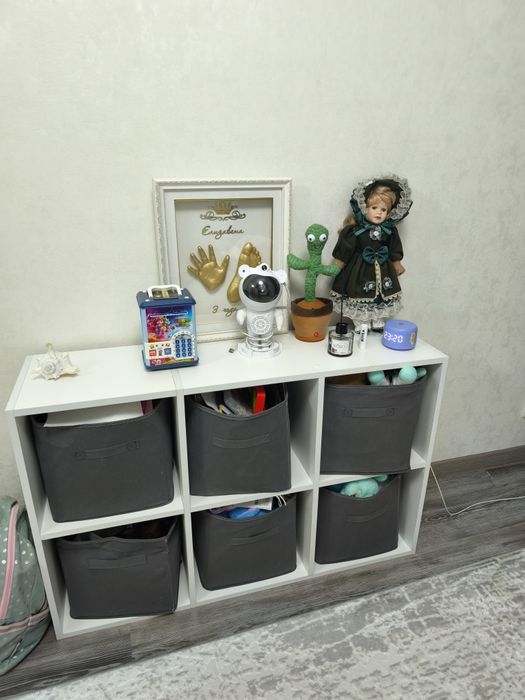 Продам стеллаж с коробками