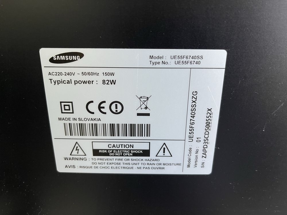 Телевизор Samsung Full HD LED 55” Smart|Wi-Fi - UE55F6740