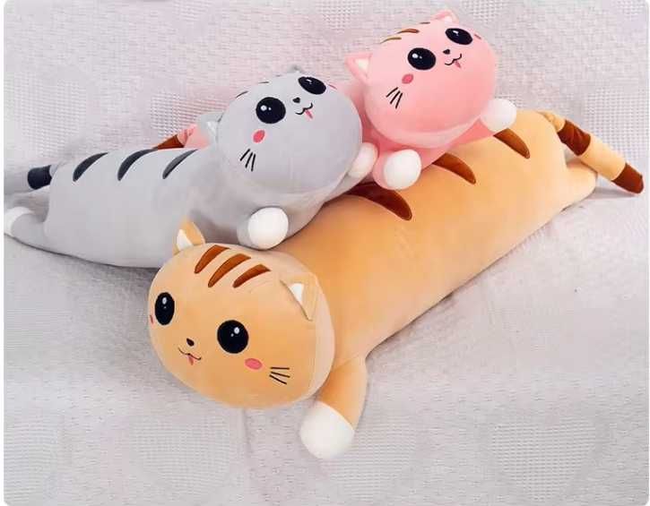 Плюшена играчка Възглавница Котка, Плюшена дълга Котка
