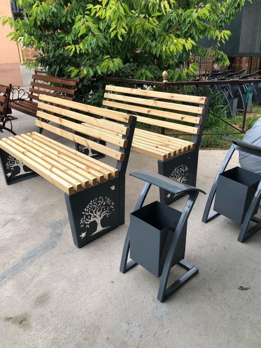 Скамейка и любые виды