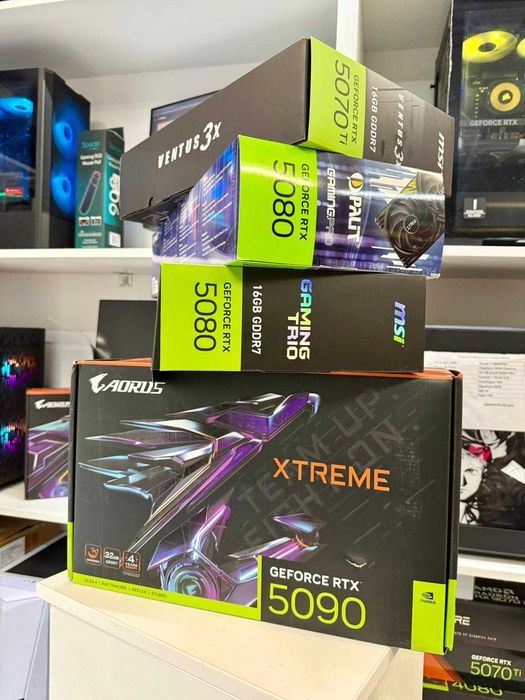 RTX 5090 AORUS EXTREME Whaterforce - Tva inclus, Garantie 12 luni!