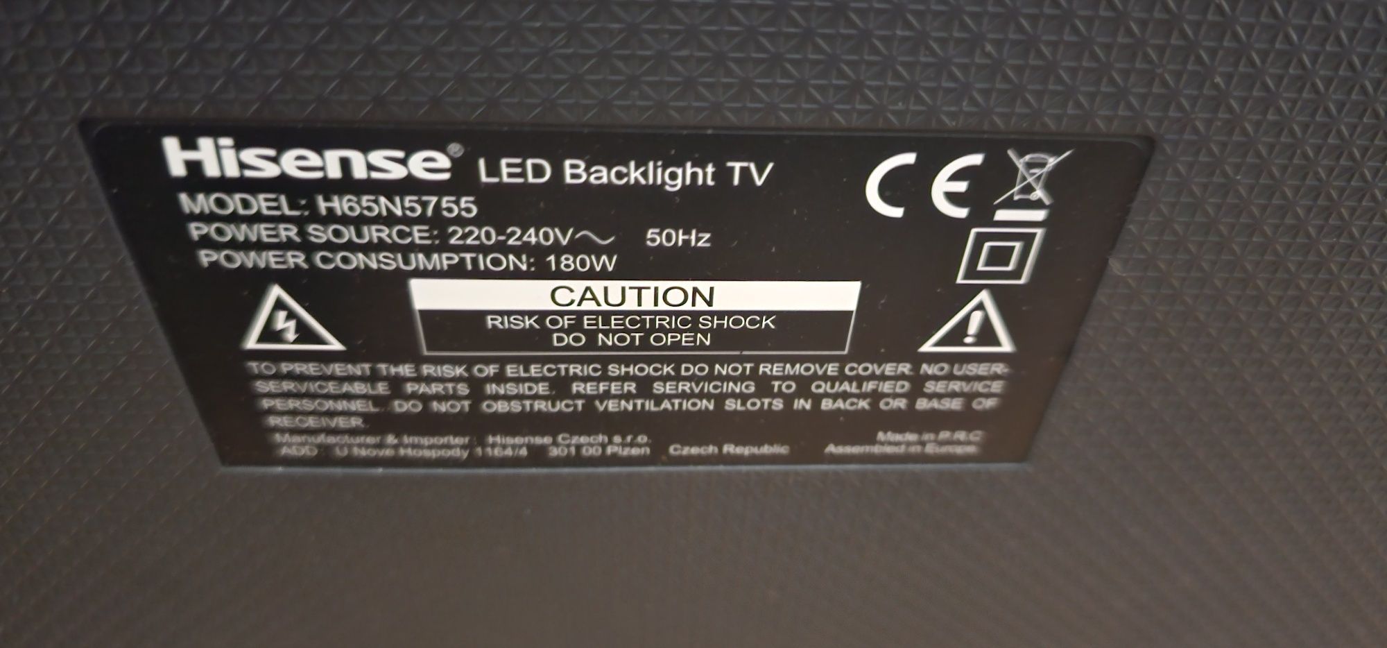 Tv led smart 4k Hisense 164cm