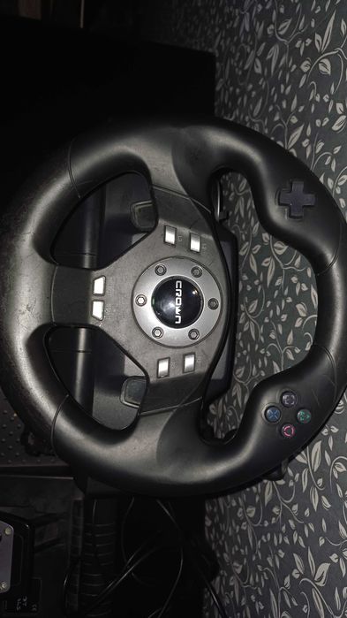 Игровой руль "Crown"