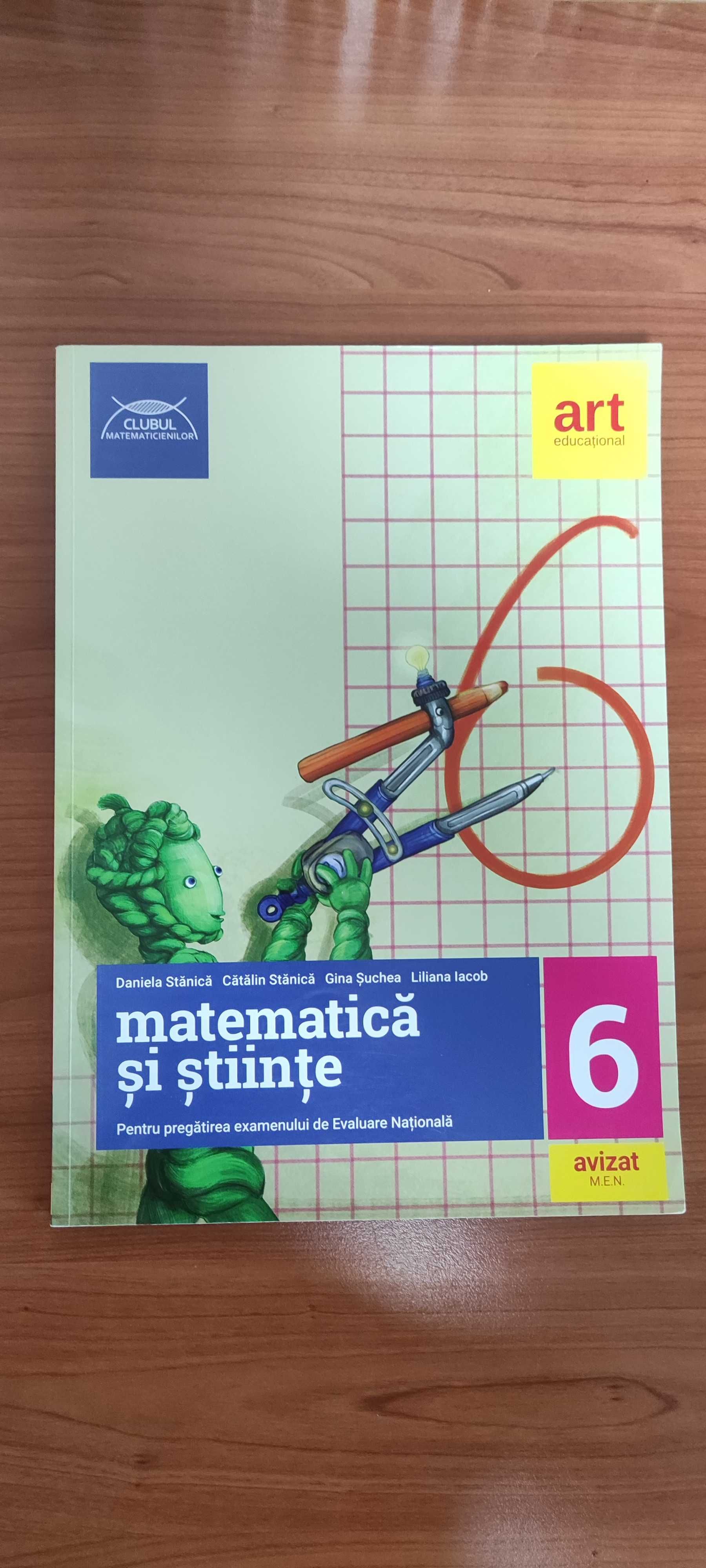 Matematica si stiinte editura Art cls 6   Evaluare Nationala