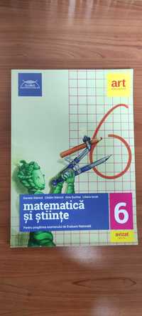 Matematica si stiinte editura Art cls 6   Evaluare Nationala