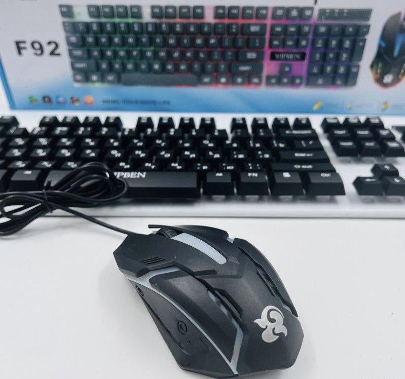 Игровая клавиатура Клавиатура с подсветкой+мышка 2в1