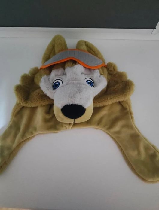 Шапка волчонок.Новая