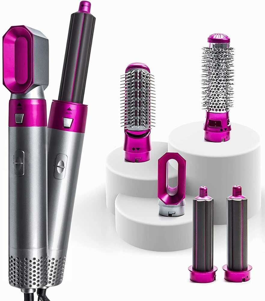 5 в 1 Мултифункционален сешоар, преса и маша за коса Hot Air Styler