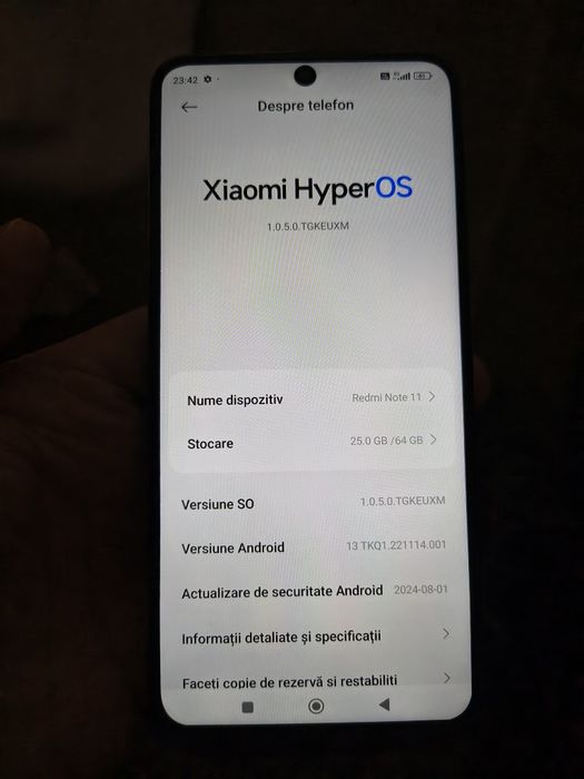 Vând Xiaomi note 11 impecabil
