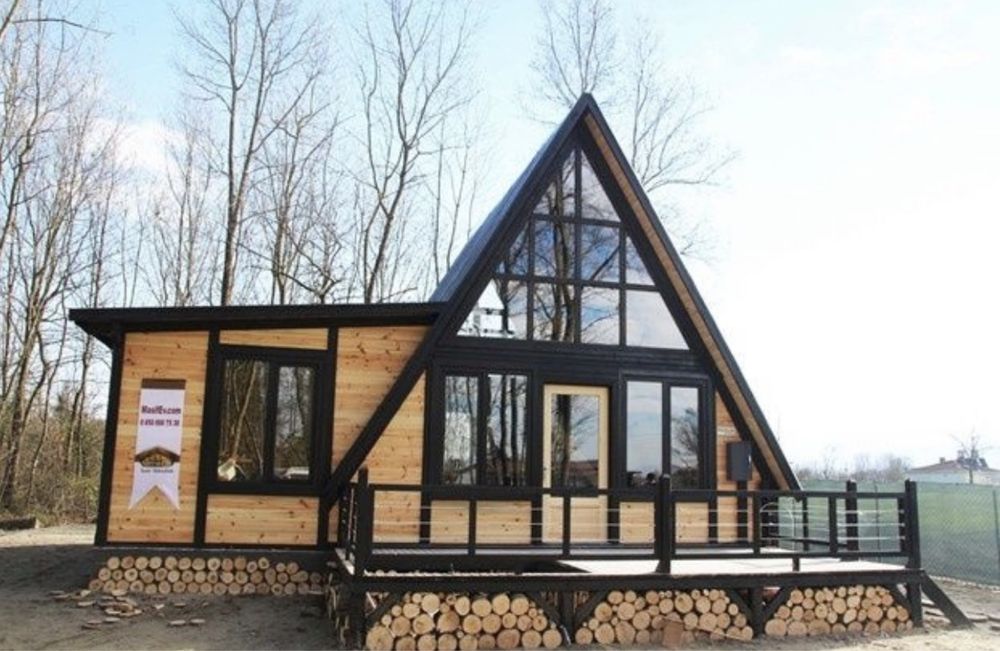 Cabane din lemn Aframe de grădina