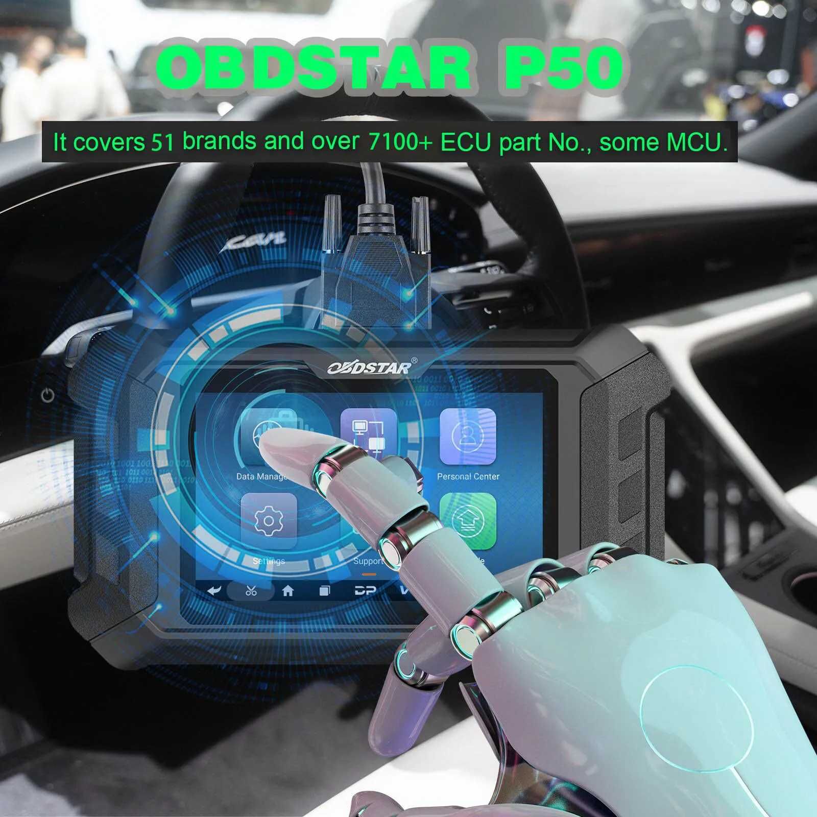 OBDSTAR P50 Airbag Reset + ODO Calibrate + Oil Service Reset Function