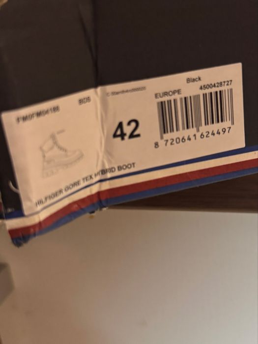 Tommy Hilfiger Водоустойчиви боти с технология Gore-tex, черни, 42