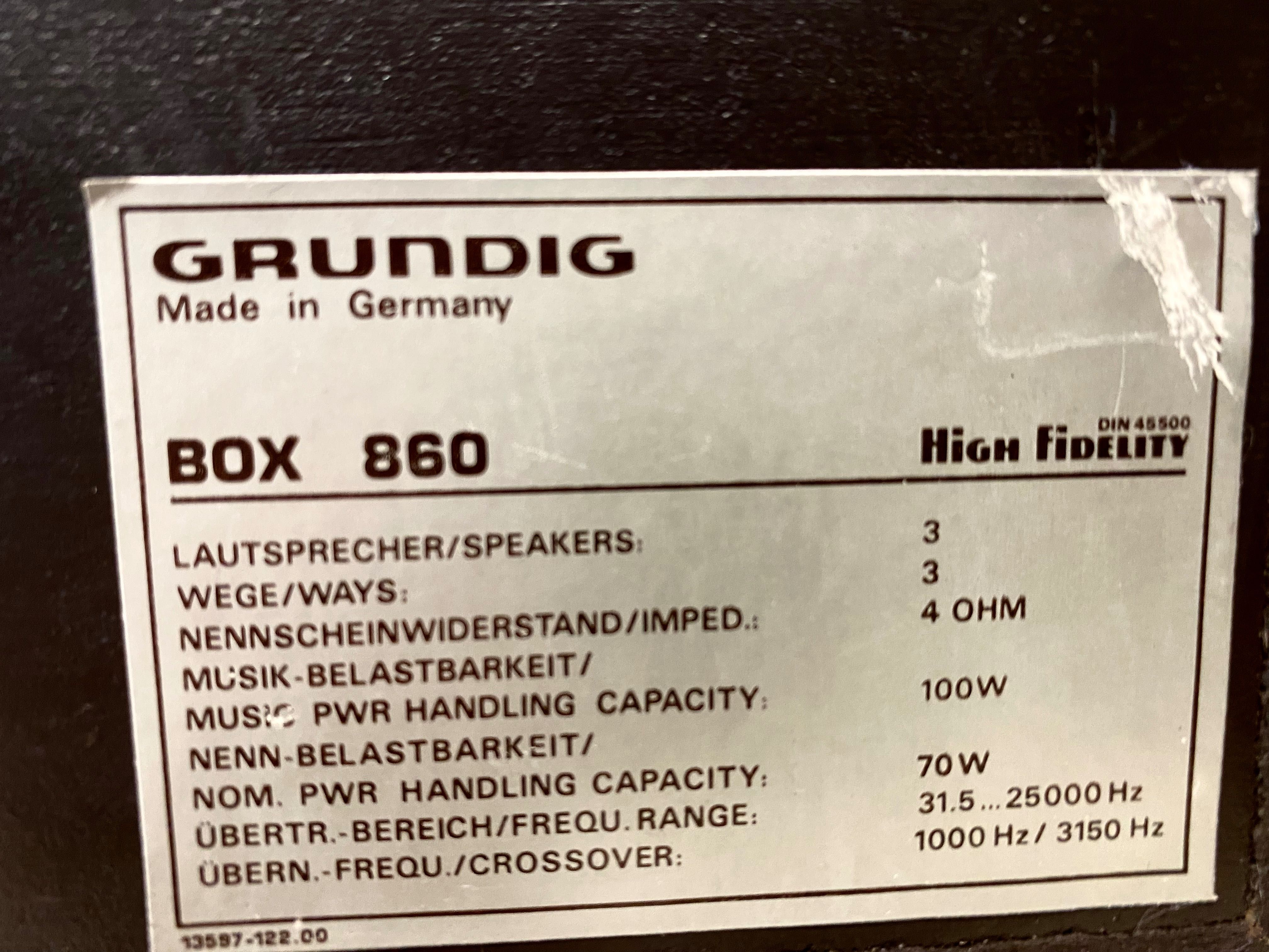 Класни тонколони Grundig