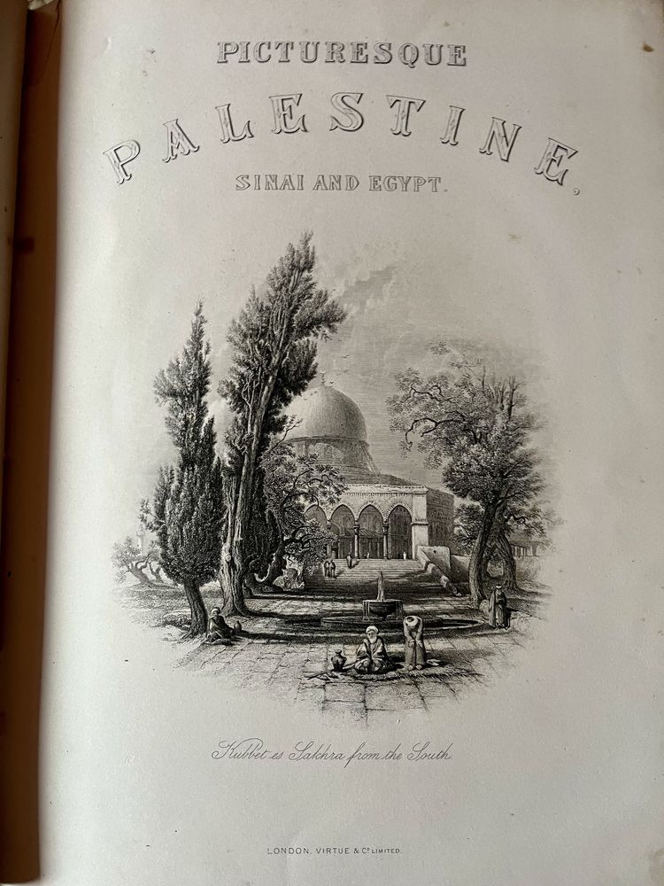 Picturesque Palestine , 1881, 5 vol, princeps, carte veche