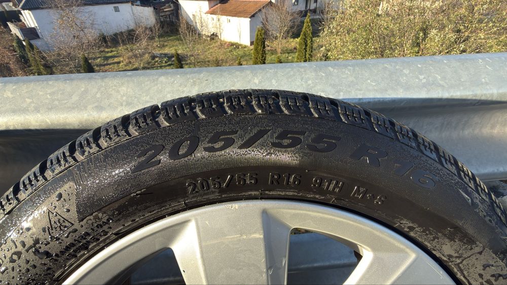 ‼️Jante AUDI 5x112 R16 anvelope PIRELLI IARNĂ‼️