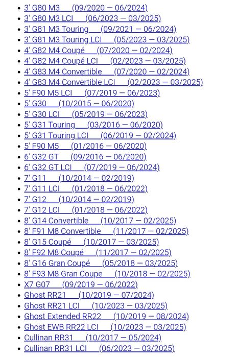 Cap  planetara fața BMW G11-G12