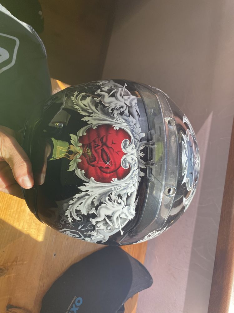 Каска Shoei XR-1000 (L) с два визьора Shoei + чанта за визьор за кръст