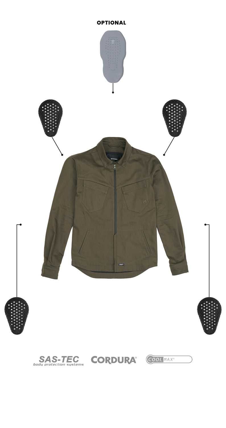 Яке / Риза за мотор PANDO Capo Cor 02 Cordura