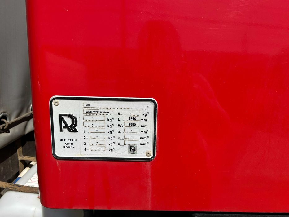 Camion 7,5 tone marca MAN