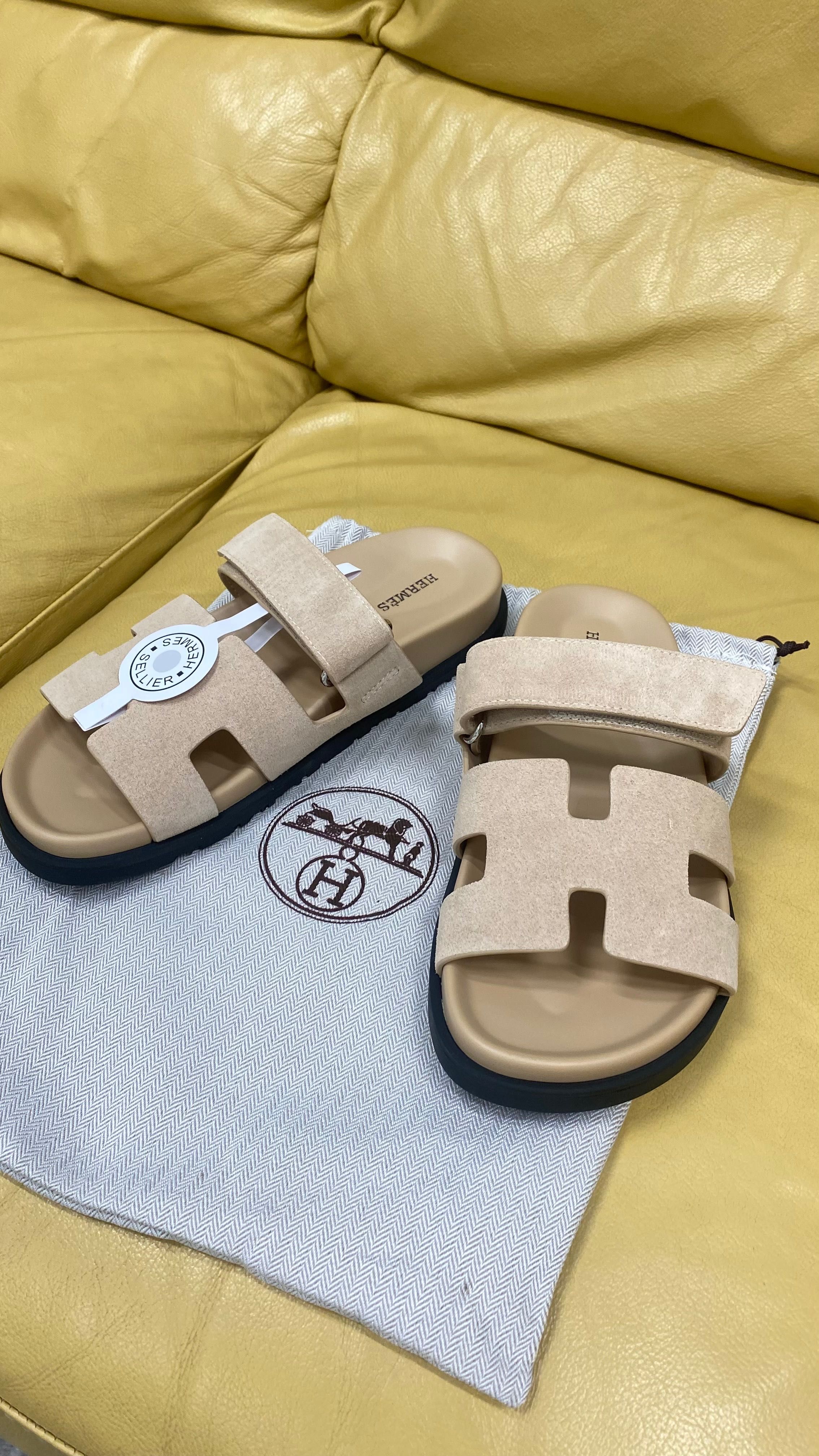 Чехли Ермес 37*Hermes Chypre sandal