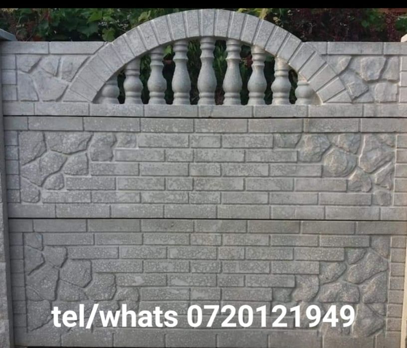 Garduri din panouri beton armat.Transport gratuit ..orele diverse.