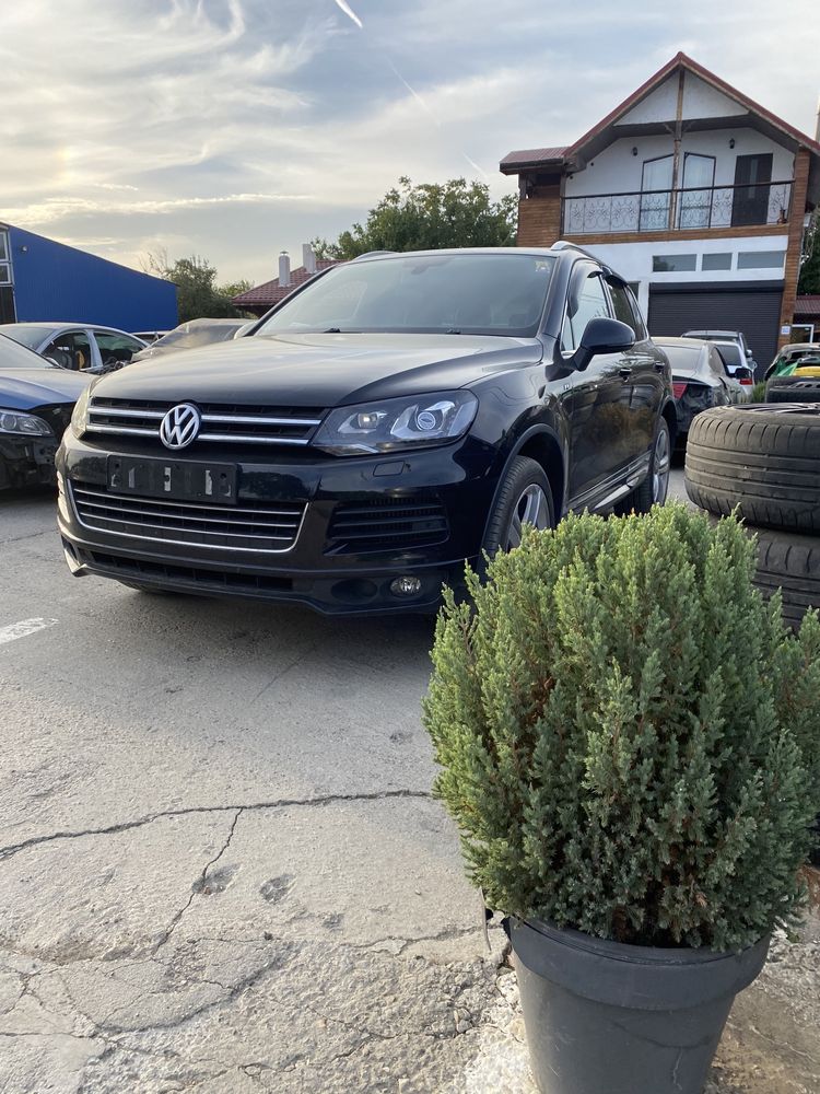 Bară spate completă R Line Volkswagen Touareg 7P 2014