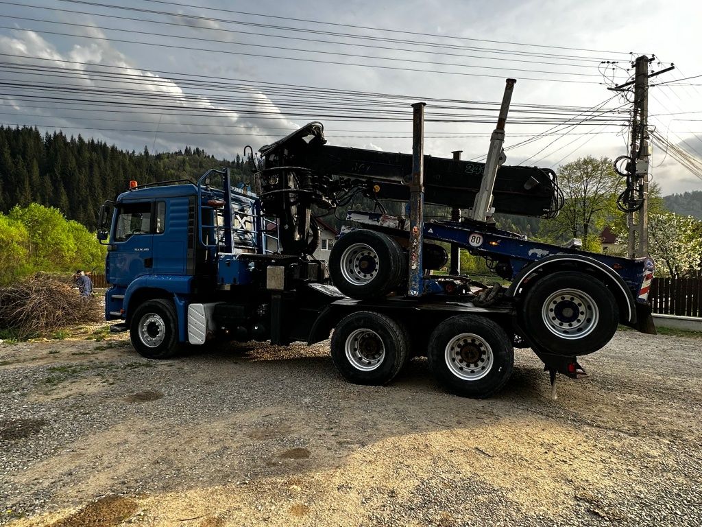 Vând camion forestier Man