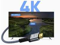 Високоскоростен HDMI плетен кабел с висока разделителна способност, 1м