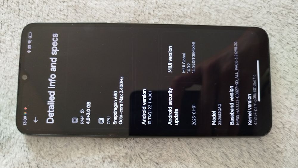 Лот със телефони: Redmi Note 13 Redmi 10C Redmi buds 4 lite Redmi w3