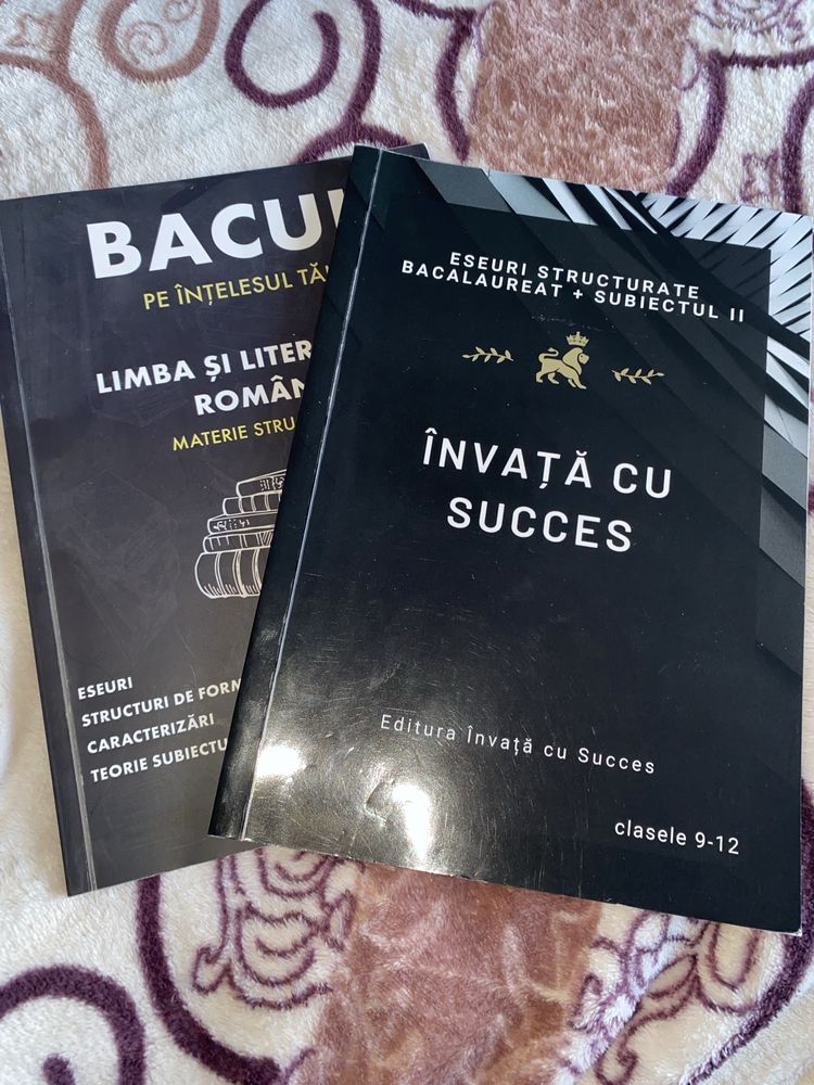 Set complet BAC – Cărți + Portofolii (Română, Matematică, Geografie)