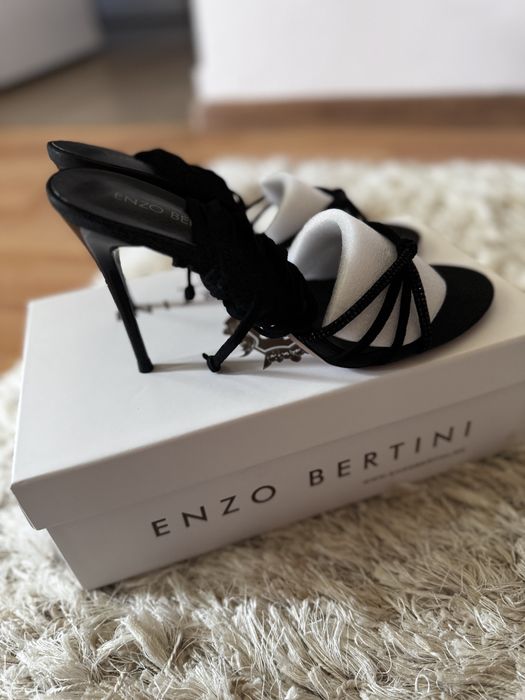 Sandale cu toc Enzo Bertini piele naturala