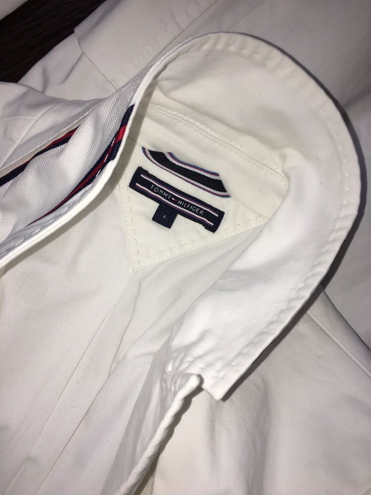 Tommy Hilfiger Tailored сако и панталон, бял цвят, размер 34/XS