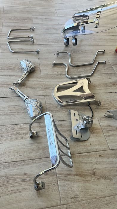 Șa Scaun Dragstar XVS  Clasic Sissybar Crash Bar Genti Casca Portbagaj