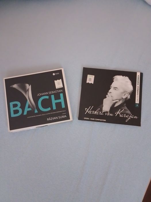 Vând CD Bach și Karajan