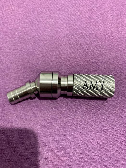 Adaptor/Mâner inox Amy Delux Narghilea
