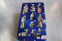 Set figurine ceramice, CRACIUN, Nasterea Domnului, Germania, 1974