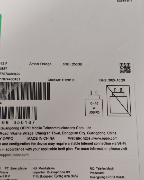 Oppo Reno 12F, 8/256 GB, Nou, Garanție