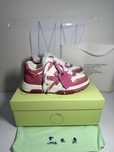 Adidasi Off-White Out Of Office Lace-Up Sneakers white and pink