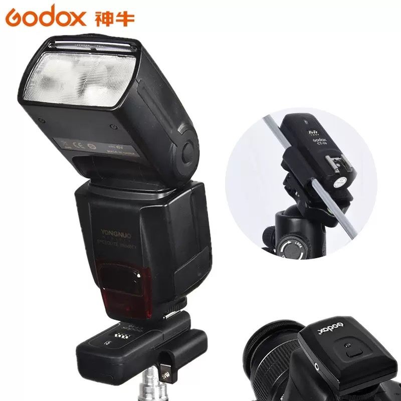 Радиосинхронизатор вспышек Godox CT-16 (приёмник + передатчик)