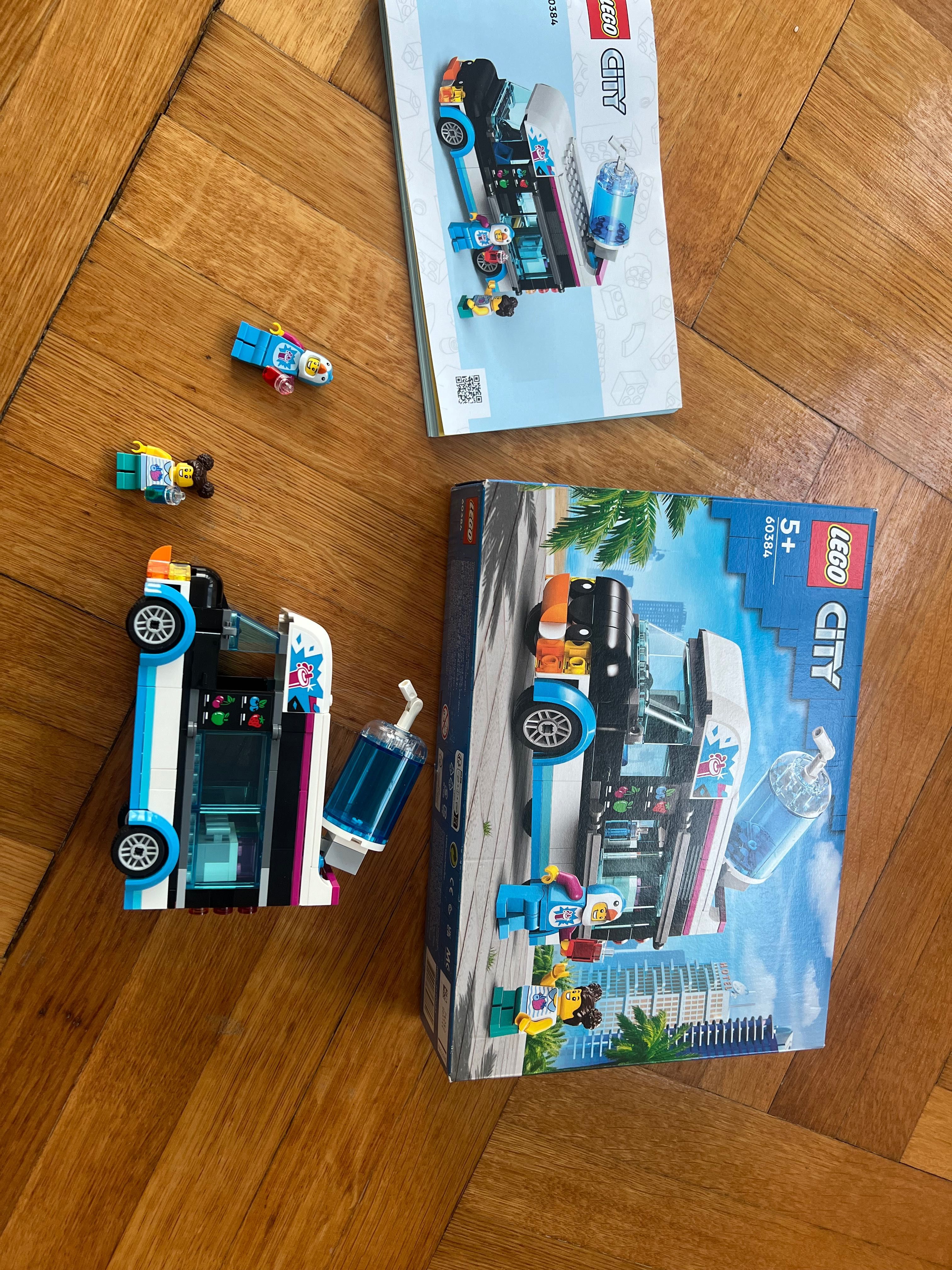 LEGO CITY- Camioneta-pinguin cu granita 60384, 194 piese