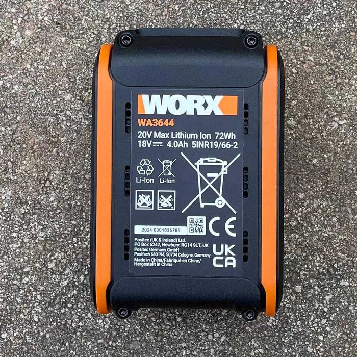 Original WORX WA3644 PowerSharePro Akku 20V – 4,0 Ah Li-Ion