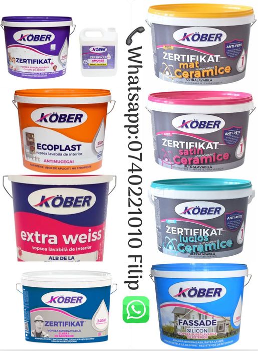 Tencuiala Decorativa Kober - Livrare rapidă! - colorare